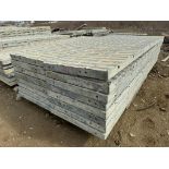 (16) 23" x 8' Textured Brick Aluminum Concrete Forms