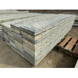 (22) 12" x 8' Textured Brick Aluminum Concrete Forms
