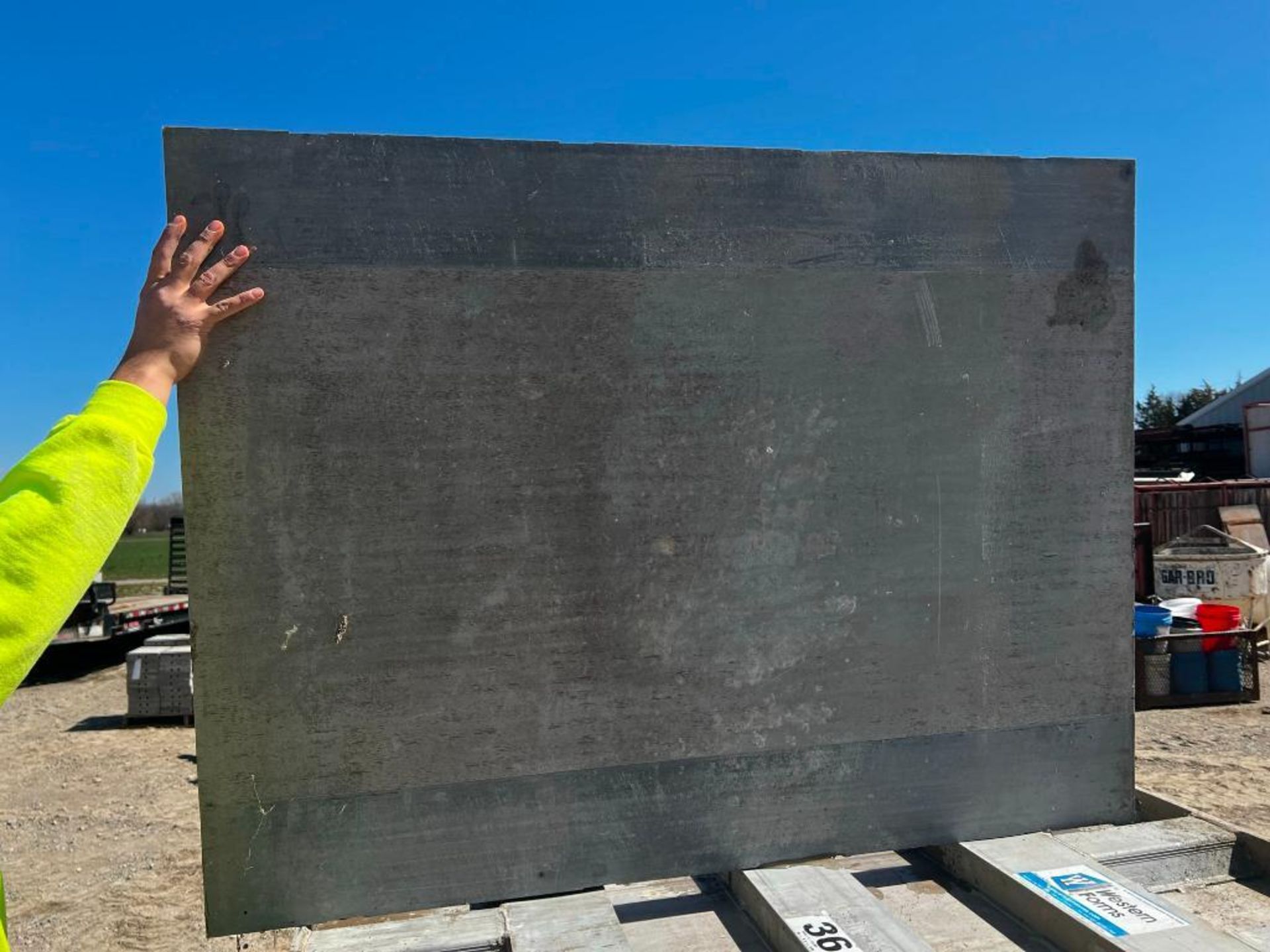 (20) 36" x 4' Western Smooth Aluminum Concrete Forms - Bild 5 aus 7