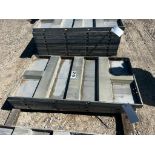 (4) 26" x 4' Western Smooth Aluminum Concrete Forms