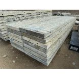 (14) 18" x 8' Textured Brick Aluminum Concrete Forms