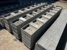 (9) 12" x 8' Western Vertibrick Aluminum Concrete Forms