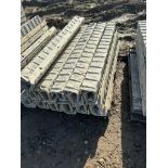 (25) 4" x 4" x 4' ISC Textured Brick Aluminum Concrete Forms