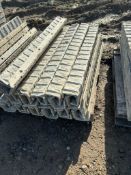 (25) 4" x 4" x 4' ISC Textured Brick Aluminum Concrete Forms