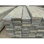 (20) 8" x 8' Textured Brick Aluminum Concrete Forms