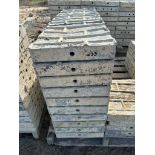 (30) 12" x 1' Textured Brick Aluminum Concrete Forms