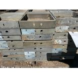 (8) 10" x 4' Western Smooth Aluminum Concrete Forms