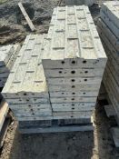 (16) 32" x 1' Textured Brick Aluminum Concrete Forms