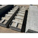 (4) 20" x 8' Western Vertibrick Aluminum Concrete Forms