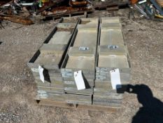 (10) 12" x 4' Western Smooth Aluminum Concrete Forms