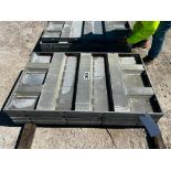 (4) 30" x 4' Western Smooth Aluminum Concrete Forms