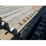 (5) 8" x 8' Western Vertibrick Aluminum Concrete Forms