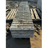 (5) 20" x 9' Textured Brick Aluminum Concrete Forms