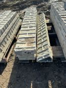 (4) 8" x 4', (1) 4" x 6" x 4' ISC Textured Brick Aluminum Concrete Forms