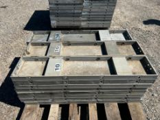 (8) 10" x 4' Western Smooth Aluminum Concrete Forms