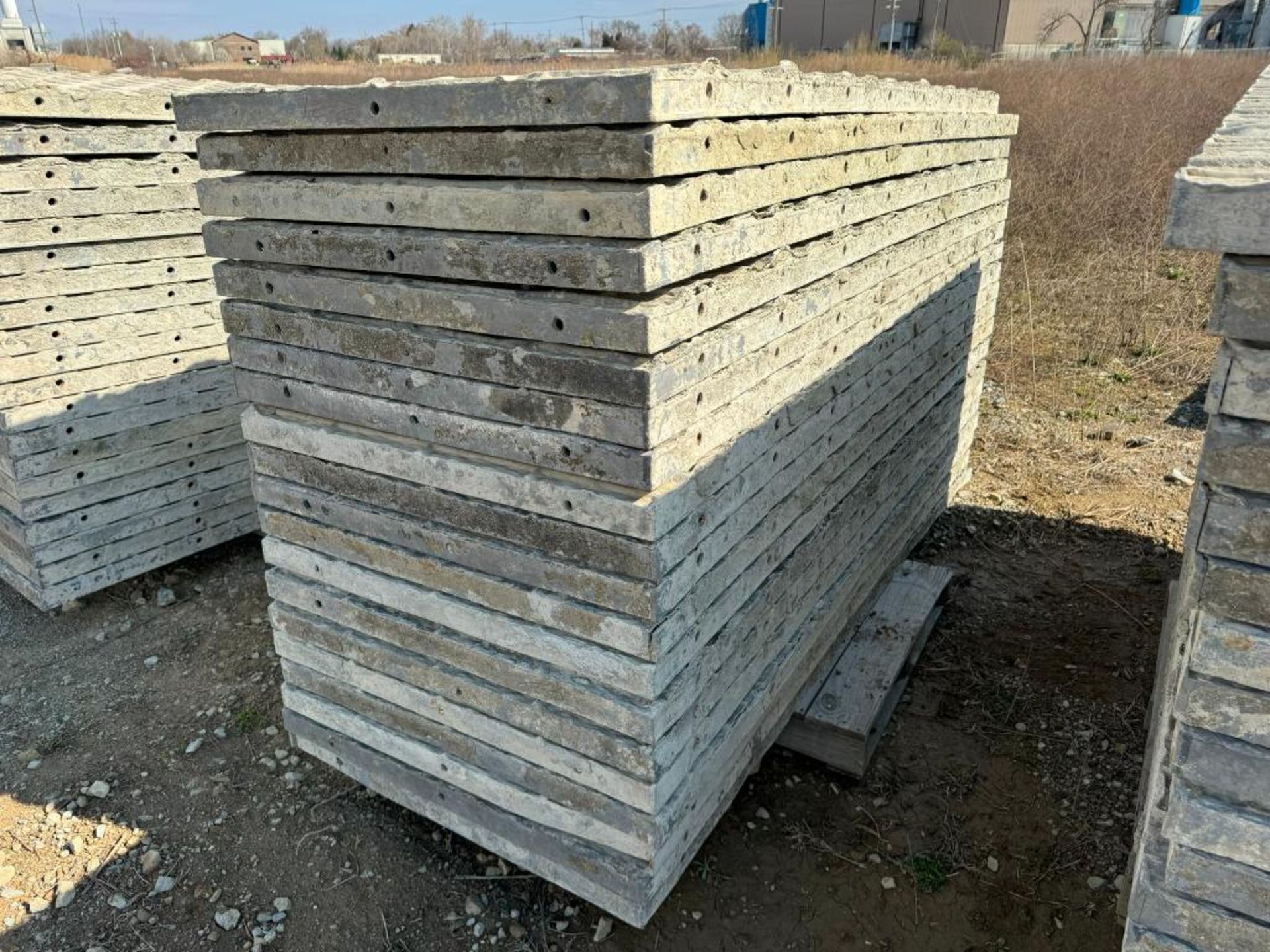 (20) 36" x 8' Textured Brick Aluminum Concrete Forms