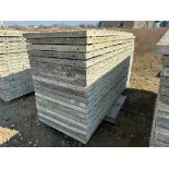 (20) 36" x 8' Textured Brick Aluminum Concrete Forms