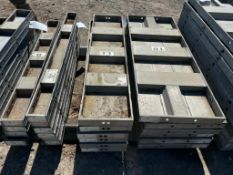 (6) 11" x 4' Western Smooth Aluminum Concrete Forms