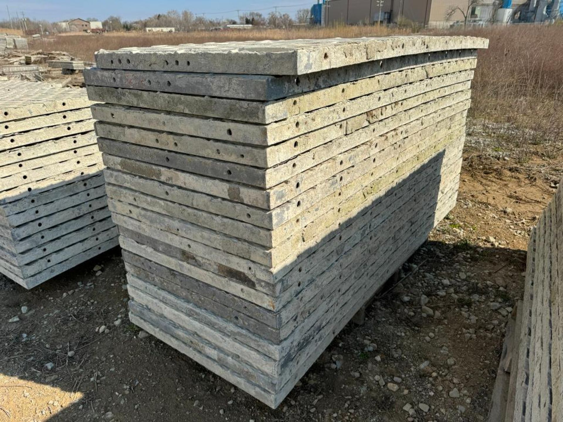 (19) 36" x 8' Textured Brick Aluminum Concrete Forms
