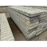 (10) 10" x 8' Textured Brick Aluminum Concrete Forms