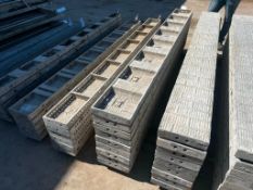 (9) 10" x 8' Western Vertibrick Aluminum Concrete Forms