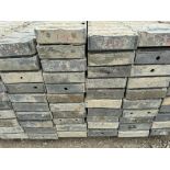 (21) 8" x 8' Textured Brick Aluminum Concrete Forms