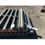 (10) 4' W's Western Smooth Aluminum Concrete Forms