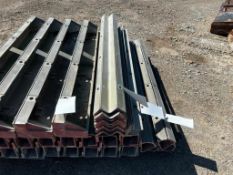 (10) 4' W's Western Smooth Aluminum Concrete Forms