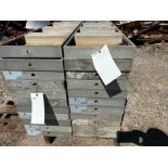 (11) 12" x 4' Western Smooth Aluminum Concrete Forms