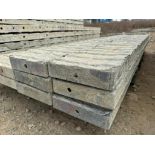 (6) 9" x 8' Textured Brick Aluminum Concrete Forms