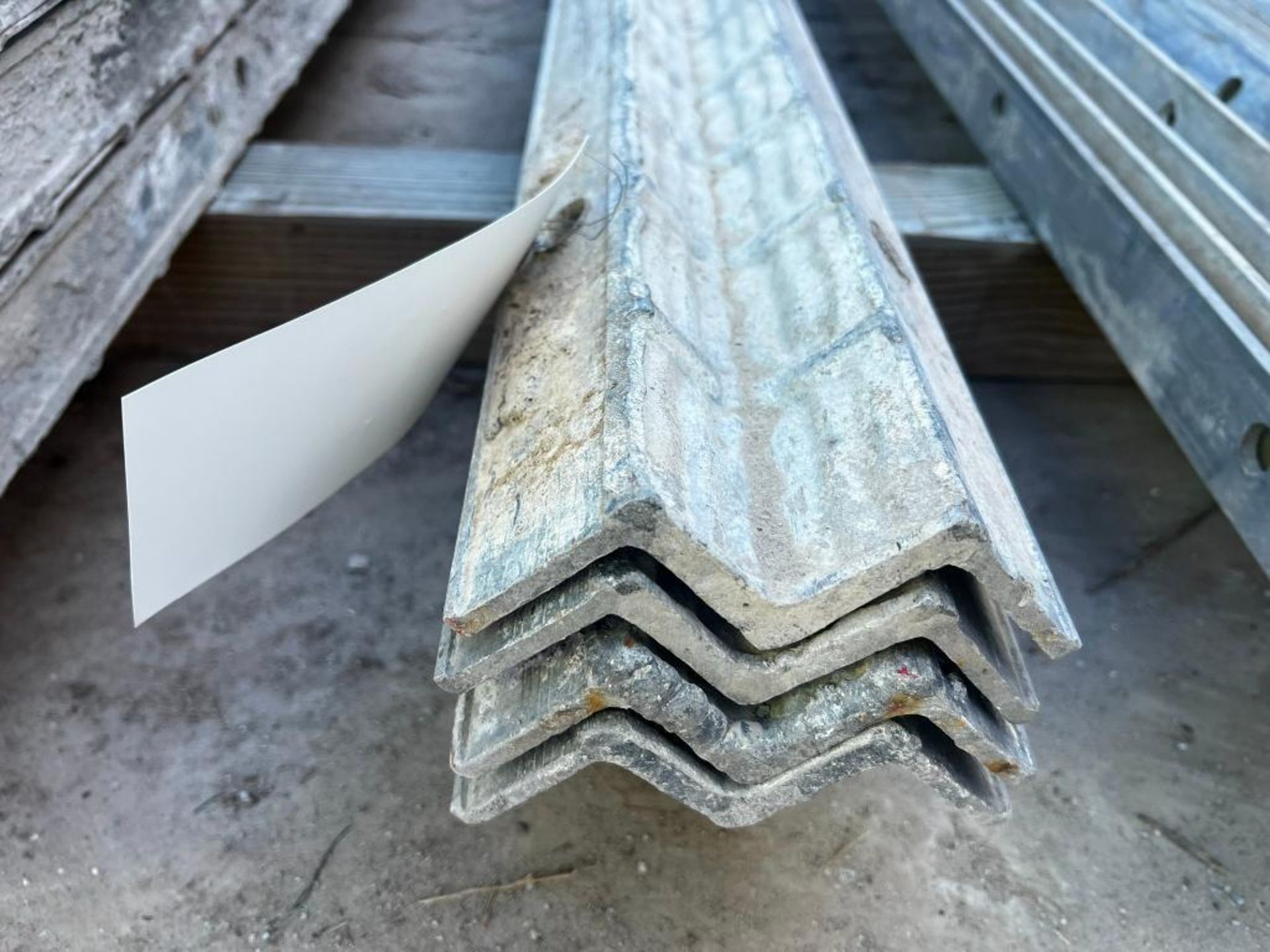 (4) 8' W's Western Vertibrick Aluminum Concrete Forms - Image 2 of 2
