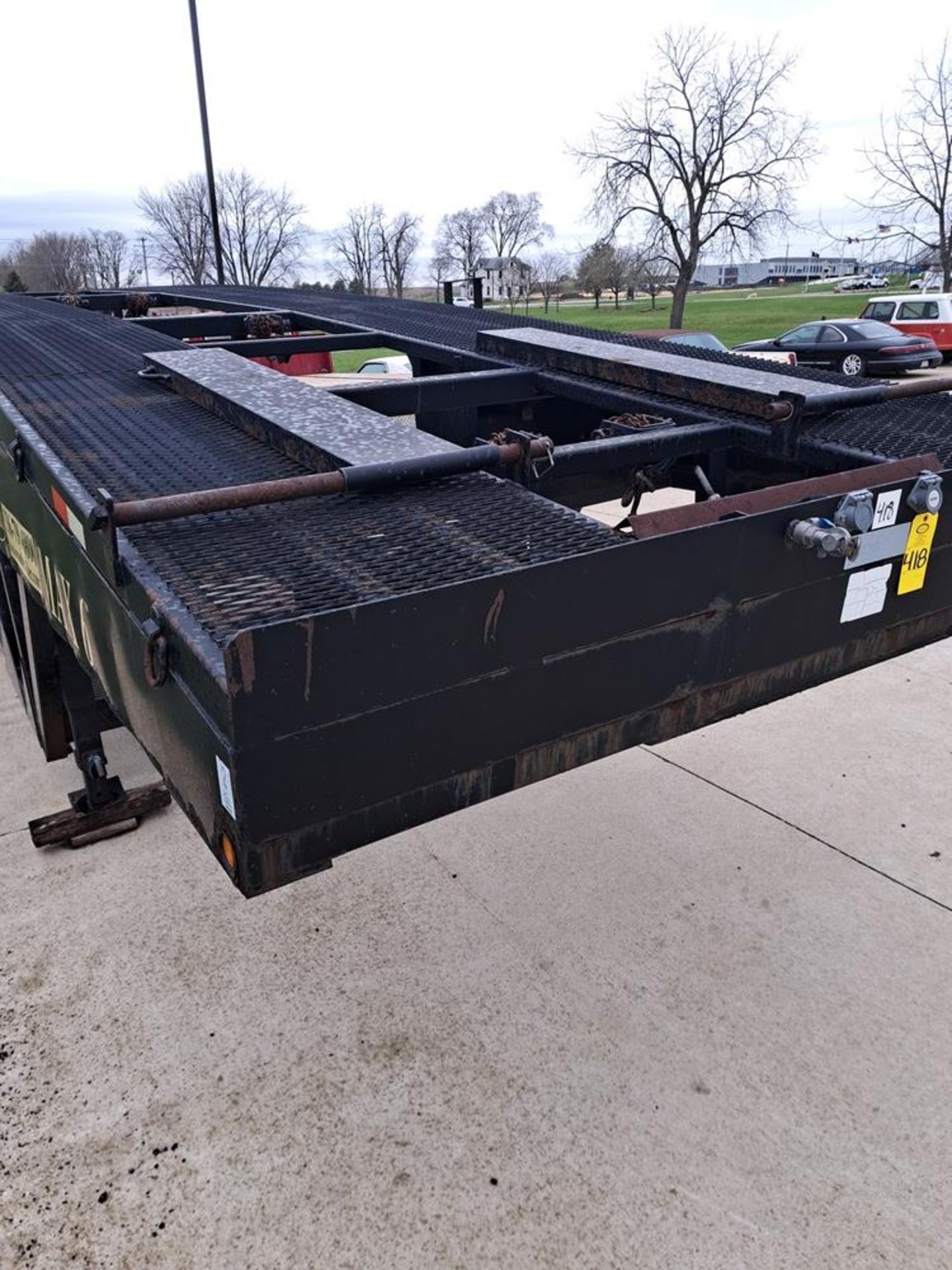 Kaufman Mdl. Max 6 Vehicle Transport Trailer, double deck, 8' wide X 54' long, 6-wheels, (2) storage - Image 4 of 12