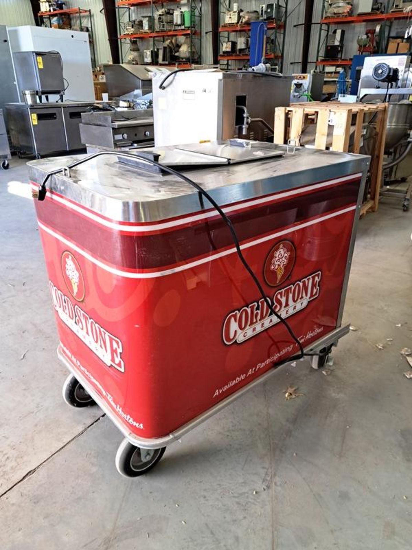 C.Nelson Mdl. BDC-85 Ice Cream/Frozen Dessert Freezer Cart with umbrella, 115 volts (Required - Image 2 of 4