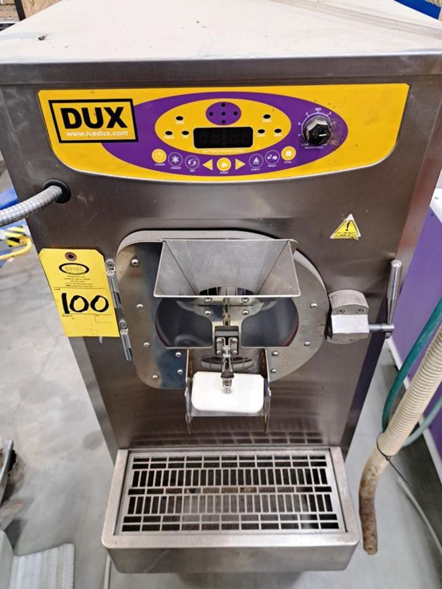 DUX Mdl. DUXV70-DLX Batch Freezer/Dispenser, 220 volts, 3 phase (Required Loading Fee: $25.00) NO - Image 2 of 4