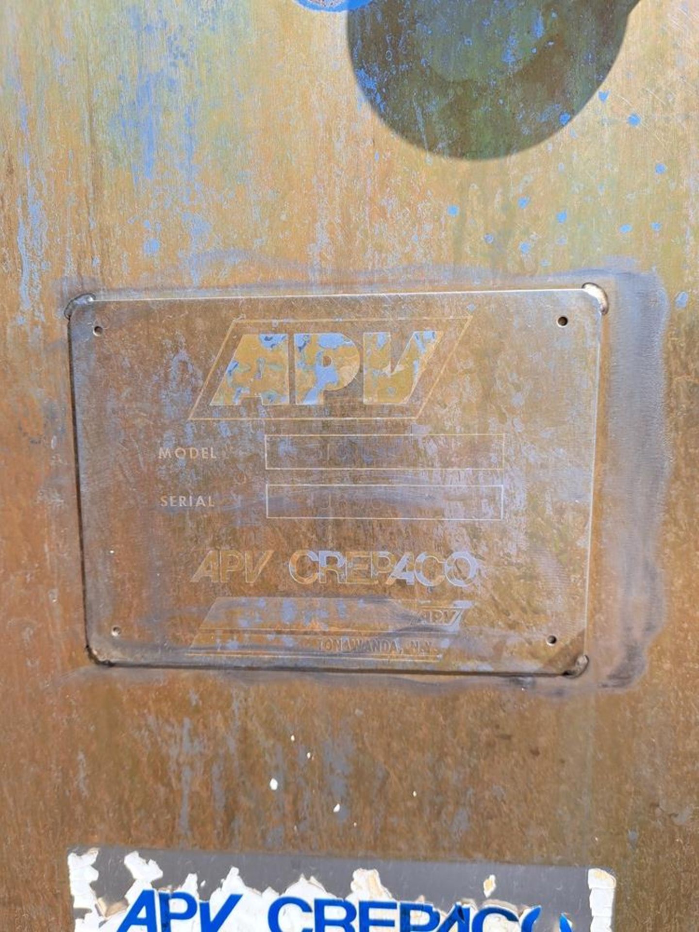 APV Crepaco Mdl. 310 Stainless Steel Expandable Heat Exchanger, Ser. #19696, 5' of usable space, - Bild 3 aus 3