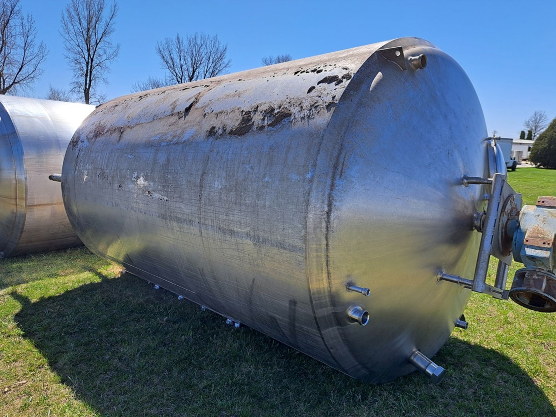 Cherry Burrell Stainless Steel Jacketed Tank, 8' diameter X 13' deep, 16' tall overall (Required - Image 4 of 4