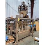 TY-M10 Rotary Scale/Bagger, (10) smooth stainless steel buckets on platform, on rotary head bagger