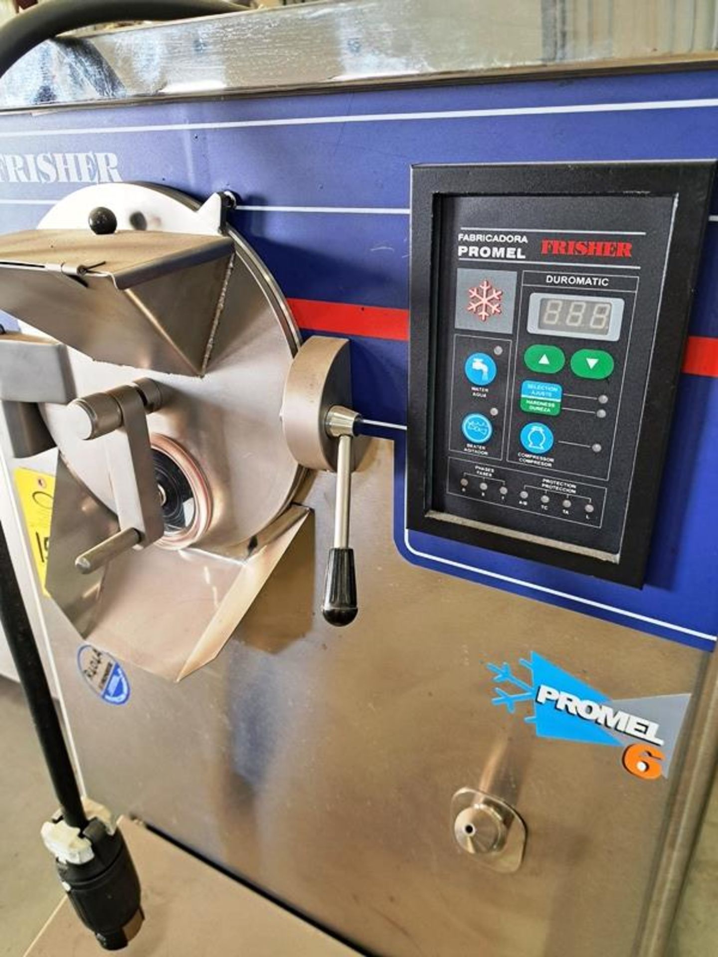 Frisher Promel 6 Ice Cream Dispenser, Ser. #4724, 5 h.p., 220 volts, 3 phase (Required Loading - Image 2 of 4