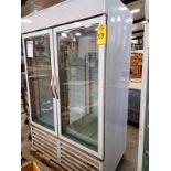 Beverage Air Mdl. CFG-48-5 Glass Front Double Door Freezer, 115 volts (Required Loading Fee: $25.00)