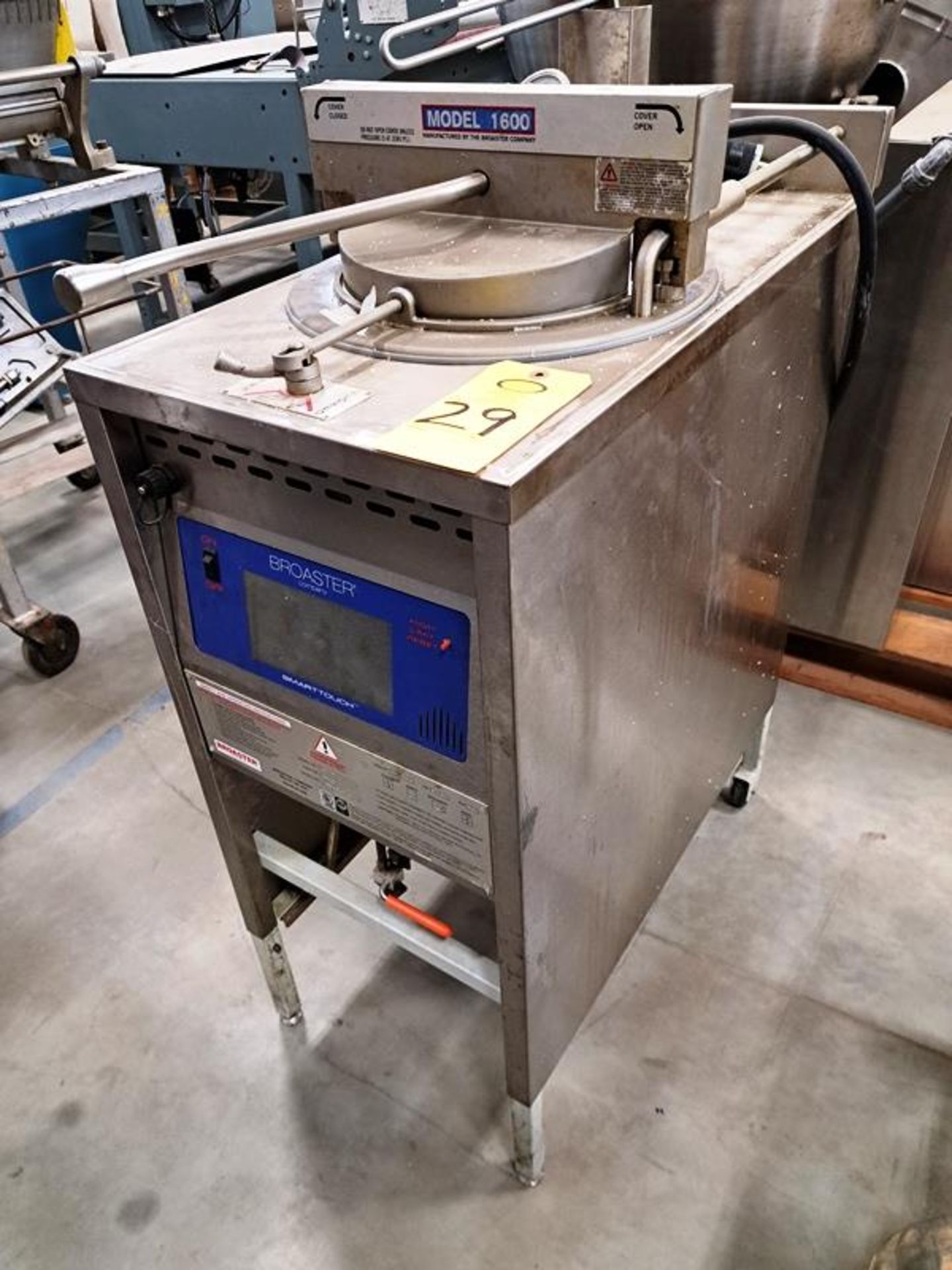 Broaster Co. Mdl. 1600ST Deep Fryer, Ser. #SE6J51074B, 208 volts, 1/3 phase