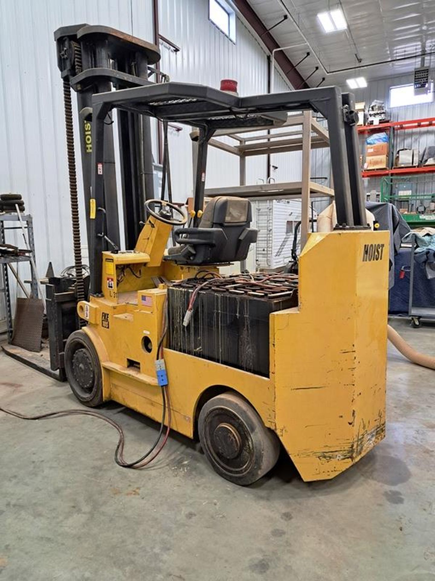 Hoist Mdl. FKF10 Electric Forklift, Ser. #21107, 20,000 Lb. capacity, 72 volts, 120 inch lift, 32,