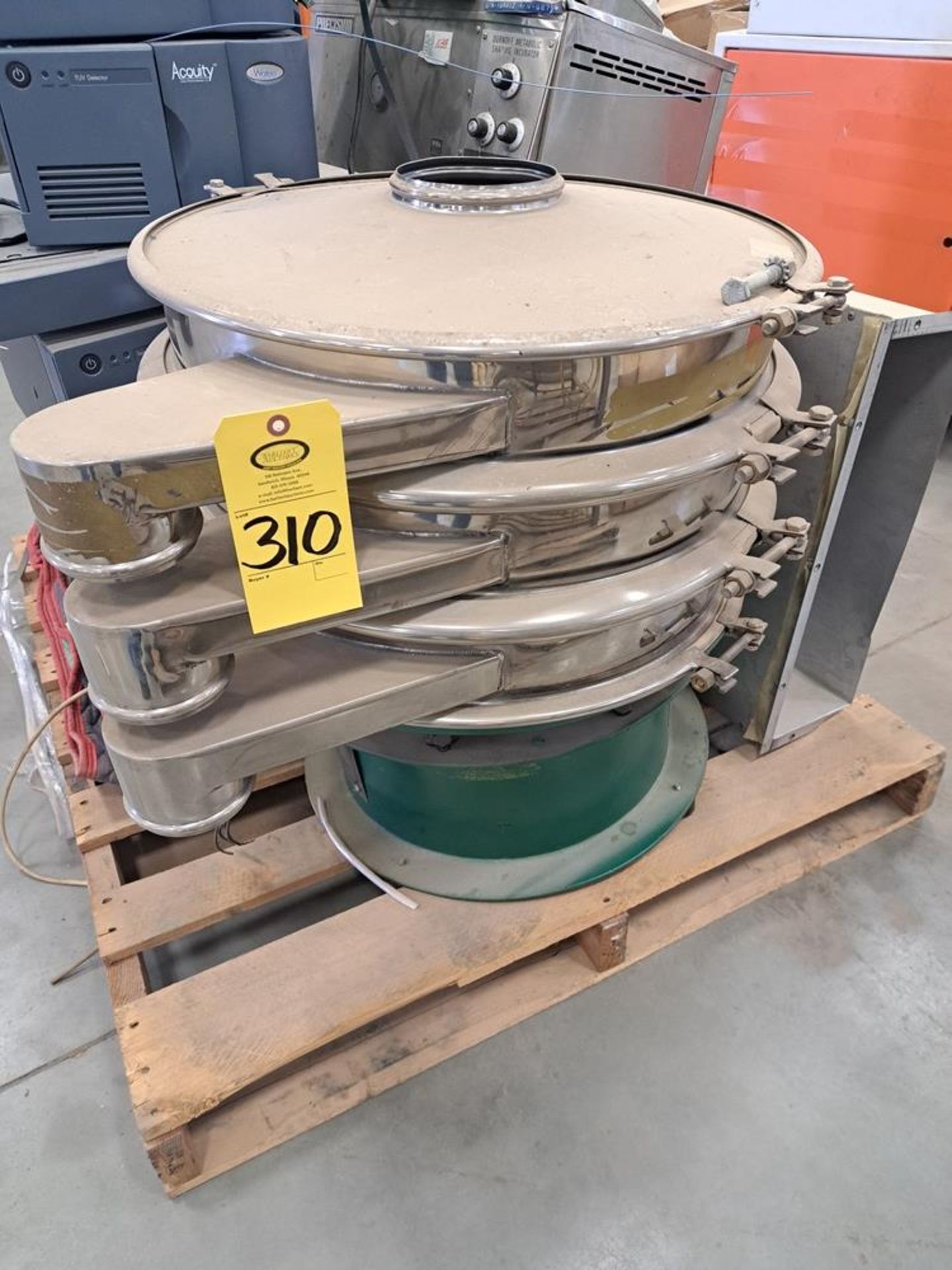 XZKS Vibratory Screener, 3-deck, 24" diameter, Ser. #0607011 (Required Loading Fee: $25.00) NO