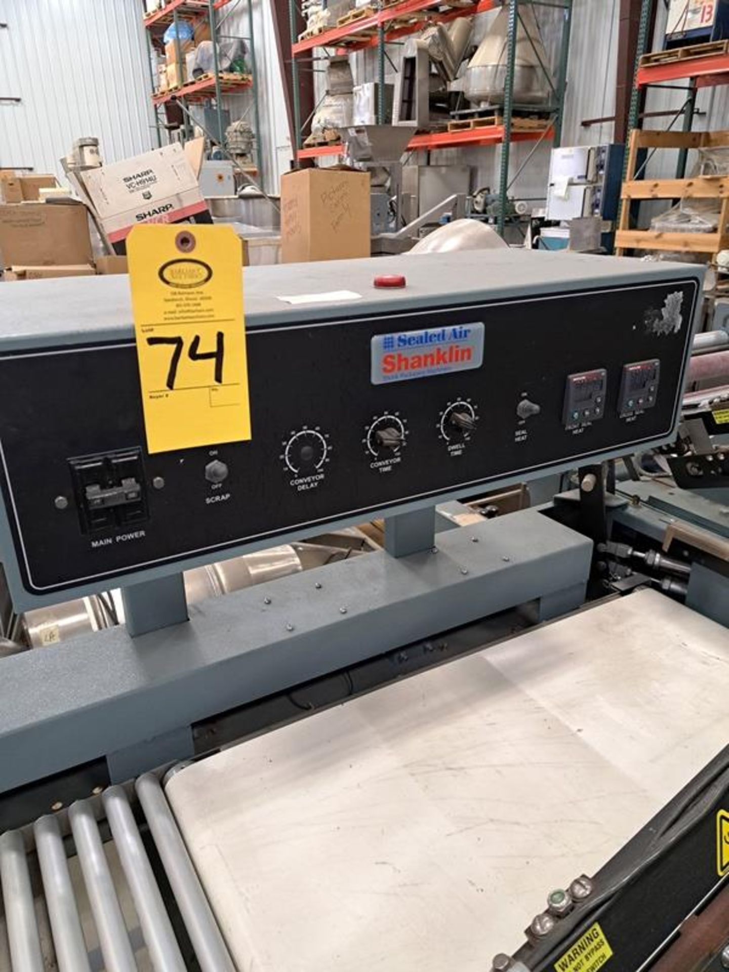 Shanklin Mdl. S24B Automatic "L" Bar Sealer, Ser. #S10022-01, 208 volts, 1 phase, manual controls, - Image 2 of 5