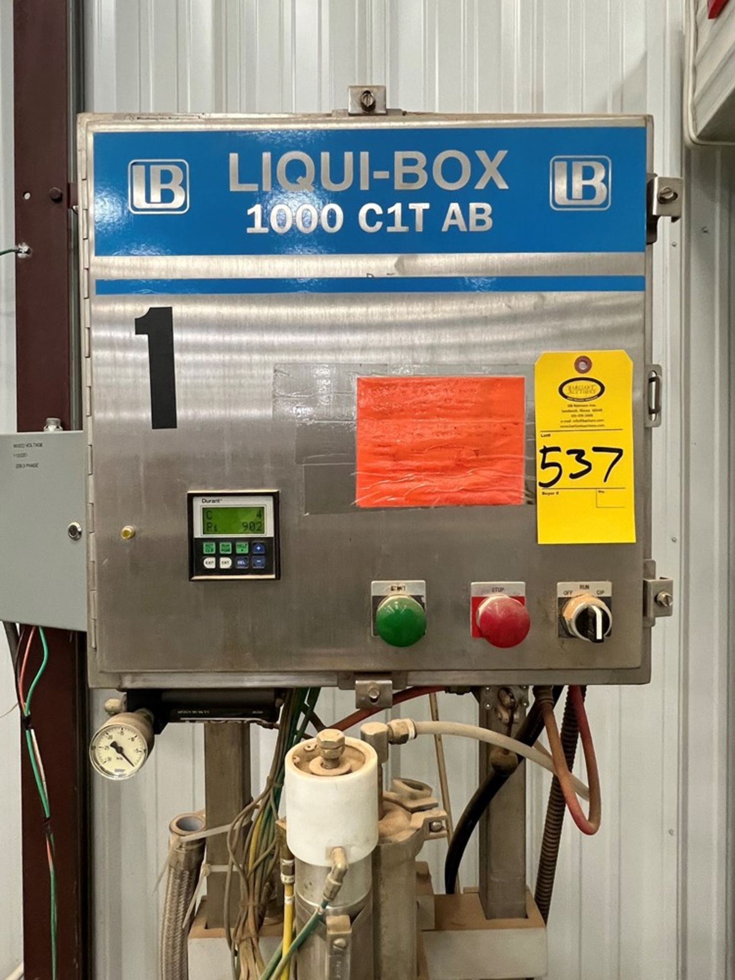 Liqui-Box Model C1T AB Semi-Automatic Bag In Box Filler, Ser. #950453 (Pictures are for - Image 2 of 3