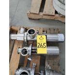 Lot of (2) Stainless Steel Pneumatic Pumps (Required Loading Fee: $15.00) NO HAND CARRY (Price Is