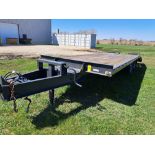 Hudson Bros Trailers Mdl. HTD18C Trailer, 8' wide X 20' long deck, 5' extensions, (2) 5' ramps, 8-