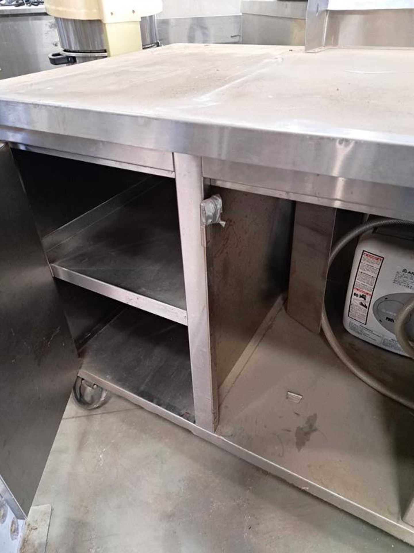 Refrigerated Prep Table with sink, 30" wide X 54" long X 30" deep (Required Loading Fee: $25.00) - Image 2 of 3