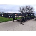 Kaufman Mdl. Max 6 Vehicle Transport Trailer, double deck, 8' wide X 54' long, 6-wheels, (2) storage