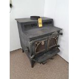 Wood Burning Stove, 30" wide X 32" deep X 36" tall (Required Loading Fee: $50.00) NO HAND CARRY (