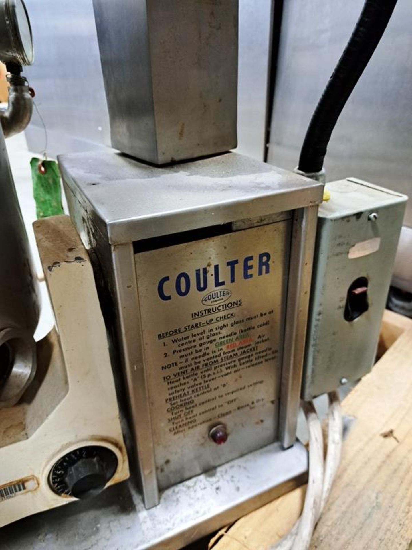 Coulter Mdl. FTX-20 Stainless Steel 20 Qt. Tilt Out Kettle with side scrape agitation (Required - Image 3 of 3